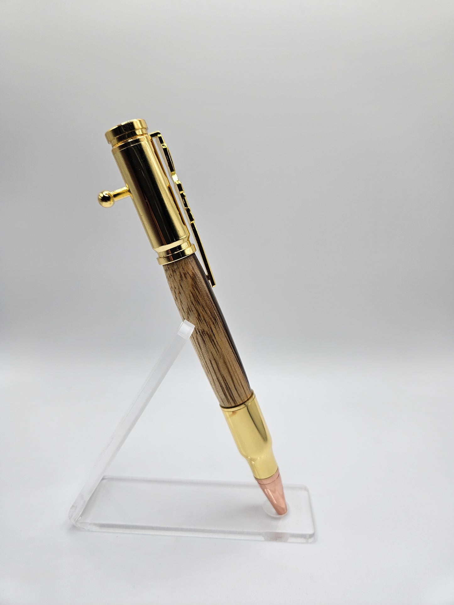 Black limba bolt action pen