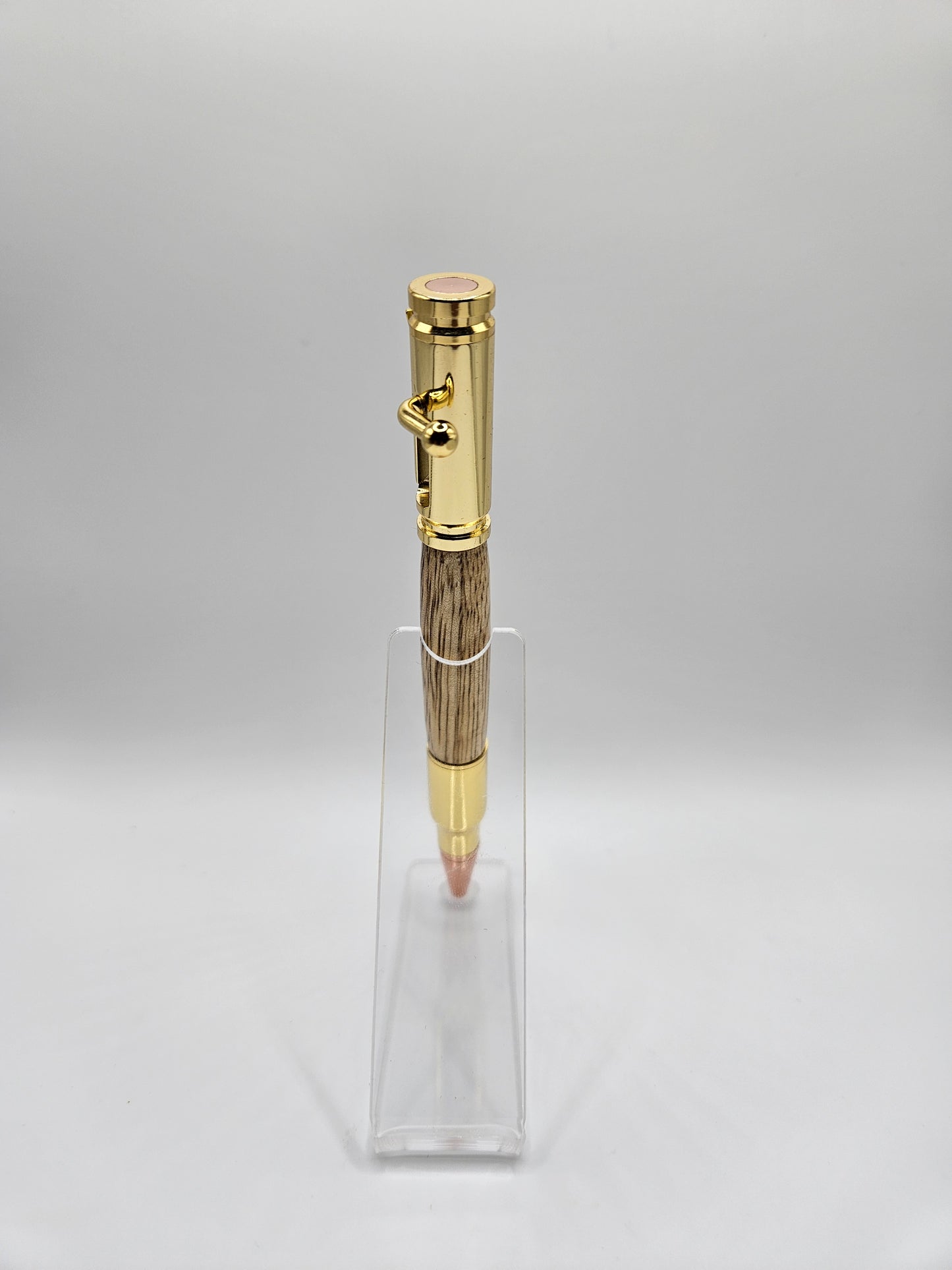 Black limba bolt action pen