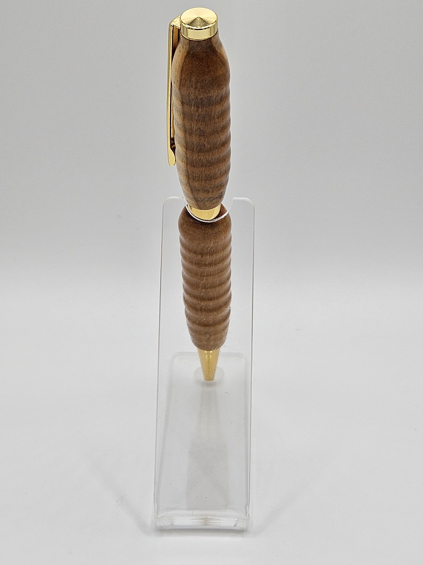 Olivewood pen rustic wavy style