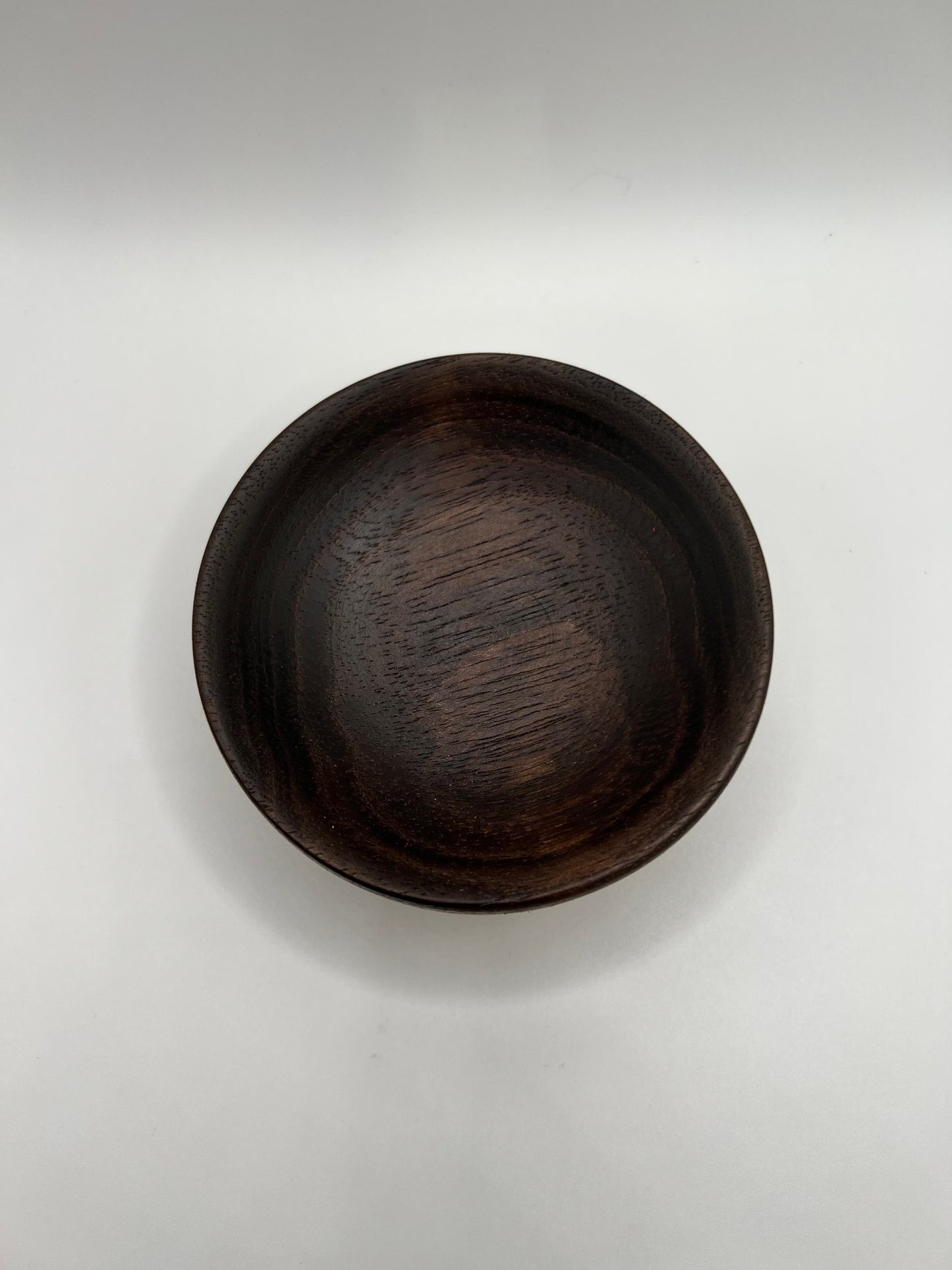 Roasted Ash and Maple Wood  3 1/2-Inch Jewelry Bowl